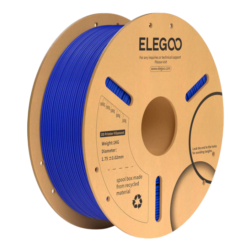 Філамент (пластик) для 3D принтера ELEGOO PLA Plus 1кг, 1.75мм, темно-синій (50.203.0072)